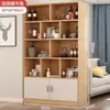 Mueble de entrada frente a la puerta como separador para la sala de estar, artículo decorativo para el hogar simple y moderno, mueble para vinos integrado y mueble de almacenamiento
