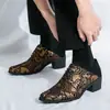 Sapatos Masculinos Transfronteiriços Tamanho Grande Novos Sapatos Casuais de Couro Moda Sapatos de Couro de Salto Alto Aumento de Altura Externa Masculina Sapatos Sociais de Negócios Sapatos de Casamento