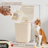Caixa de Areia para Gatos, Lixeira para Areia de Gatos, Recipiente Especial para Fezes, Balde Pequeno à Prova de Odor para Fezes de Gatinhos e Pequenos Animais