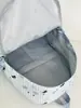 Mochila Fufu Macio Xadrez Amarelo Claro Estilo Artístico de Nicho para Alunos do Ensino Fundamental com Desenhos Fofos de Desenho Animado para a Aula