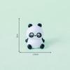 Muñeco de panda de bambú creativo y lindo, decoración tridimensional para jardinería, accesorios de bricolaje, micropaisaje, adornos pequeños para escritorio de coche