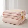 Colcha de grado A para madre e hijo con 55% de fibra de soja y jacquard de kapok, colcha de primavera y otoño, engrosada y cálida, colcha de invierno, colcha para dormitorio de estudiante, relleno de colcha