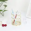 Suporte de Caneta de Ferro Nórdico Personalizado Atacado de Fábrica Cesta de Armazenamento para Papelaria Pincéis de Maquiagem Suporte de Caneta para Mesa Cesta de Armazenamento para Mesa