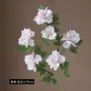 Flor Artificial de Lujo Accesible de Gama Alta Flor de Camelia y Azalea de 5 Pétalos Accesorios para Salón de Bodas Decoración del Hogar Material para Manualidades de Flores Artificiales