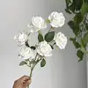 6 Rosas Pequenas para Decoração de Casamento, Flores Artificiais, Rosas Simuladas, Decoração de Casa, Flores Artificiais, Rosas Pequenas, Flores Simuladas