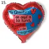 Nuevo Globo de Aluminio de 18 pulgadas para el Día de San Valentín Español Boda Declaración de Amor Diseño de Escena Globo de Helio al por Mayor