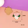 Accesorios de joyería DIY de San Valentín Mixtos Rosa Amor Aleación Aceite Cruz Fronteriza Bolsa de Traje Festivo Colgante