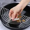 En Stock Rejilla para Escurrir Aceite de Acero Inoxidable 304, Red de Filtro de Aceite para Borde de Olla Semicircular, Rejilla para Freír de Cocina al por Mayor