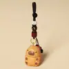 Llavero Colgante de Madera Tallada Hecho a Mano Capibara Lindo Muñeco de Capibara Colgante para Mochila Pequeño Regalo