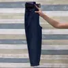 Calça Harlan Feminina Solta Slim 2024 Inverno Nova com Forro de Lã Tamanho Grande Menina Cheinha Calça Cenoura Paizinho