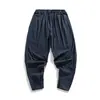 2025 Nuevos Pantalones de Linterna Sueltos Estilo Chino Primavera y Verano Hanfu Leggings sin Monje Estilo Chino Pantalones Holgados para Hombre