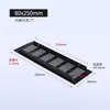 Malla transpirable de aleación de aluminio para armario, rejilla de ventilación rectangular multiusos, accesorios de ferretería para muebles al por mayor