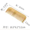 Pente de Madeira com Dentes Largos Pronto para Uso do Fabricante, Pente de Bambu, Hotel de Bambu Nan, Pousada, Pente de Madeira Maciça, Fornecimento Transfronteiriço
