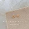 Pendientes de moda que combinan con todo, elegantes y sencillos de estilo coreano, con diseño de nicho de aguja de plata 925, pequeños pendientes con personalidad femenina.
