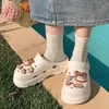 Zuecos antideslizantes de suela blanda para mujer, para uso exterior en verano, pantuflas cerradas de suela gruesa, resistentes al desgaste, silenciosas, de EVA, diseño de una sola pieza