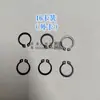 Carretilla hidráulica para palets rueda de rodillo marco de rueda accesorios toro de suelo horquilla manual eje de pasador rueda doble conexión francesa clip de eje placa de tres eslabones
