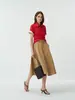 COMOS CMS 2026 Falda Casual Versátil de Línea A de Nueve Puntos Adelgazante de Bolsillo para Mujer Verano Nuevo Estilo 258378