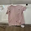 Suave y Favorecedor~ ¡Camiseta de Manga Corta Bordada con Flecos para Ponis! Camiseta Casual Versátil de Verano Ajustada para Figuras Petites con Hombros Normales y Cuello Redondo