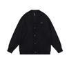 Estilo coreano Duplo V Neck Camisola com Cardigan Masculino Lateral Outono e Inverno Marca Moderna Estilo Preguiçoso Jaqueta Abotoada do Casal Solto