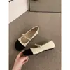 Zapatos planos y elegantes de estilo francés para mujer, nuevos para primavera y otoño 2025, zapatos Mary Jane de inspiración vintage Chanel