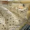 Conjunto de Roupa de Cama de Gaze Dupla Classe A Quatro Peças Modelo Novo 2026 Capa de Edredom Lençol de Cama de Algodão Gaze Capa de Edredom Conjunto de Três Peças para Dormitório Estudantil 4