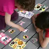 8/juego de lindas pegatinas originales de cara de gato de dibujos animados Haz una cara pegatinas educativas de educación temprana para niños diy