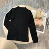 [En stock] Nueva camisa de fondo para niños de otoño e invierno, chaqueta de punto para niños y niñas, versión coreana simple del abrigo