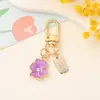 Pingente de Flor Multicor DIY Chave do Carro Capa de Celular Fone de Ouvido Bluetooth Capa Protetora Pingente Chaveiro Joia
