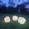 Lámpara de Oveja Luminosa Simulada Adornos para Césped Exterior Escultura de Césped para Parque Lámpara Decorativa de Animal para Paisajismo de Jardín