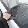 Toalla de gamuza para lavado de autos de doble cara para ventanas de autos sin pelusa de piel de venado paño de limpieza de vellón coral grueso
