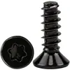 Parafusos Autoatarraxantes de Cabeça Chata Escareada Torx Aço Carbono Preto Kb, Parafusos Autoatarraxantes Torx de Cabeça Chata Temperados M2/M2.3/M3