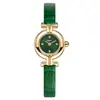 Reloj Retro Pequeño y Exquisito de Esfera Pequeña para Mujer Lujo Accesible Nicho Estudiante Simple Elegante Reloj de Correa Simple Reloj para Mujer