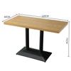 Mesa y silla combinadas de madera maciza para restaurante, con soporte para tarjetas, para sofá, café, restaurante occidental, ollas calientes, postres, catering, té con leche