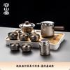 Rongshantang Set de Té de Viaje de Titanio Puro 2025 Nuevo Juego Completo de Set de Té para Exteriores Equipo Portátil para Beber Té Estilo Camping