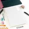 Cuaderno de Hojas Sueltas B5 Amigable con la Mano Cuaderno Desmontable Espiral Simple Estudiantes de Universidad Escuela Secundaria y Preparatoria Especial A4