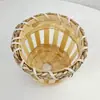 Linterna de carreras de caballos tejida en bambú pantalla pequeña tejida en bambú cadena de luces linterna de mano de celebridad de internet tejido DIY artesanía linterna decorativa