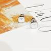 Color acero plata Serie Acero titanio material incoloro superventas nuevo superventas aretes de tornillo tachuelas para cartílago