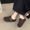 Sapatos Birkenstock com Sola Grossa para Aumentar a Altura, Tiras nos Pés Retrô, Chinelos de Bico Fechado, Calçados para Uso Externo, Novidade Outono 2026, Estilo Preguiçoso, Sapatos Individuais Femininos