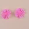 Estilo Coreano Chifón Flor de Cinco Pétalos Accesorios Zapatos Tocados para Mujer Pasador Broche Accesorios Joyería Flor DIY Venta al por Mayor