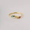 Anillo Plata Art Origin Plata de Ley S925 Color Dopamina Pavimentado con Circonita Lujo Ligero Anillo de Temperamento para Mujer Anillo Apilable Anillo de Cola Moderno