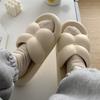 Sandalias casuales de moda de color puro, suaves y de suela gruesa, verano, elegantes, simples, pantuflas para el hogar de EVA, pantuflas para baño