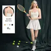 Nuevo Vestido Deportivo con Almohadillas en el Pecho, Transpirable, Espalda Hermosa, Sexy, Secado Rápido, Vestido de Yoga Fitness, Vestido de Tenis Bádminton para Mujer