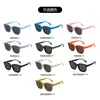 Gafas de Sol Suaves de Silicona para Niños y Niñas, Montura Cuadrada con Tachuelas, Polarizadas, Protección UV, Gafas de Sol para Bebé para Salidas, Protección Ocular de Moda