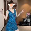 Vestido de Tirantes Floral Retro Francés para Mujer 2025 Verano Nuevo Estilo Elegante Cintura Adelgazante Look Sin Mangas Sexy Chaleco