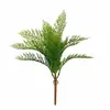 Flores Artificiales y Decoraciones de Plantas Verdes, Venta al por Mayor Transfronteriza, Hojas de Pavo Real de Goma Suave, Decoraciones de Helecho, Paisajismo Creativo, Estilo Bosque
