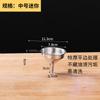 Embudo 304 Acero Inoxidable Vino Aceite Embudo Fugas de Aceite con Filtro de Malla Cocina Hogar Filtro Residuo Embudo de Aceite Grande Pequeño