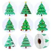 Pegatinas Populares de Árbol de Navidad DIY de Amazon Pegatinas para Sellar Sobres de Regalo de Navidad