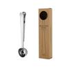 Clip sellador de cuchara de café de acero inoxidable transfronterizo, juego de clip para bolsa de snacks con clip medidor, clip de pinza de nariz puntiaguda en forma de T
