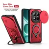 Funda de teléfono con ventana deslizante adecuada para Xiaomi Redmi Note 17 Pro, Cubierta protectora anticaídas con soporte para Redmi K100 Pro