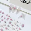 Nuevo Calcomanía de Arte para Uñas en Relieve Estéreo 5D Mariposa Flor Encaje Moño Tulipán Calcomanía de Uñas de Alta Gama